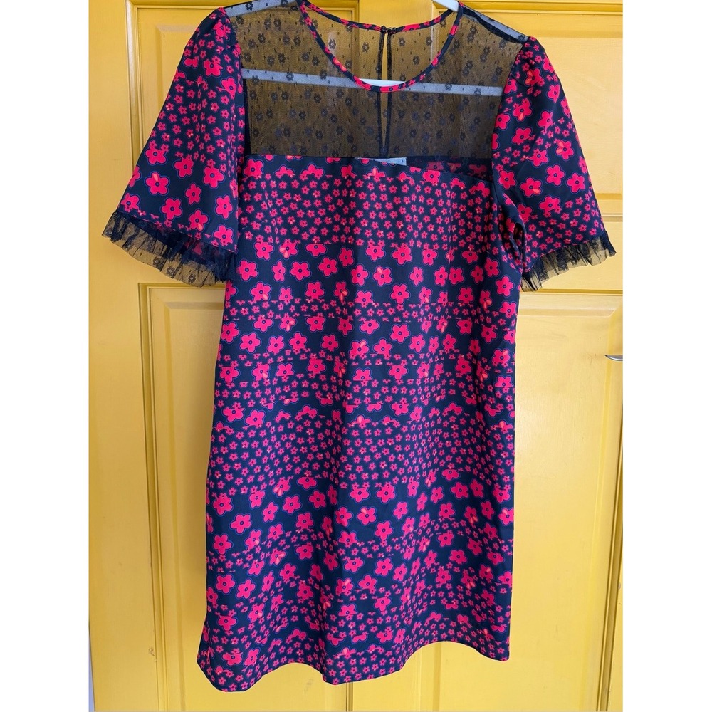 Dark Romance Indie Sleaze Vintage Inspired Floral Coquette Dress